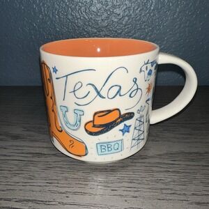 Starbucks Texas Been There Series BTS Collection 14oz Coffee Mug No Box 2017